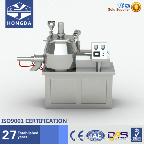 High speed wet rapid mixer and granulator machine